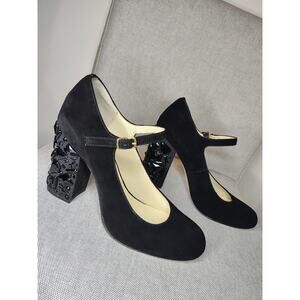 Bettye Muller Jewel Heeled Mary Janes